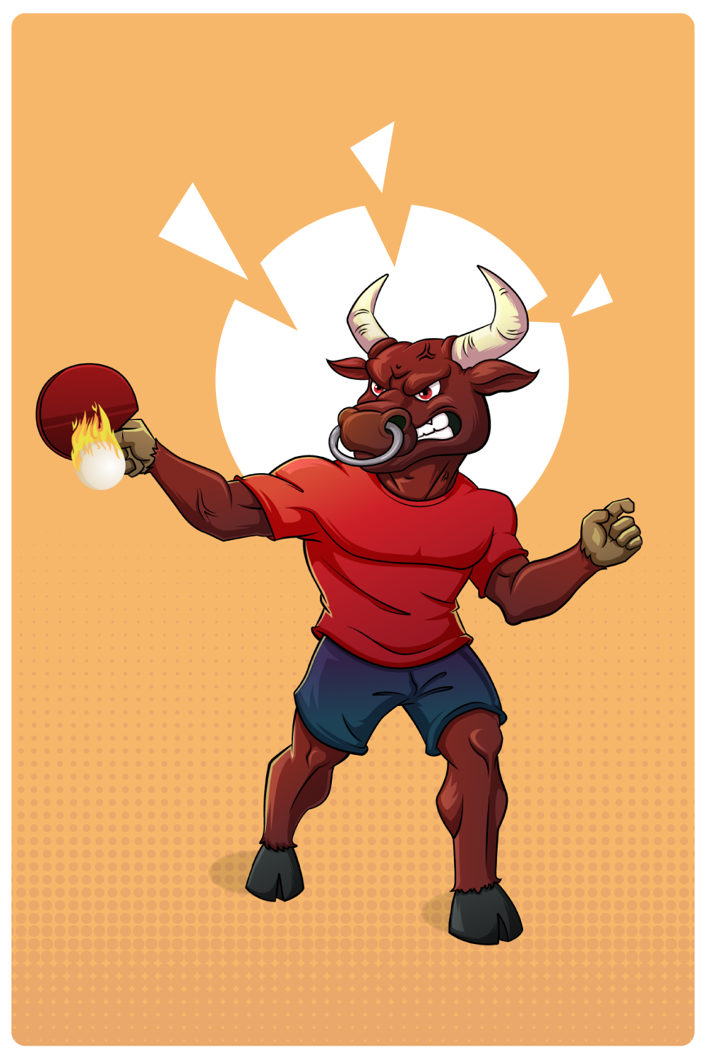Tennis-Character-Bull