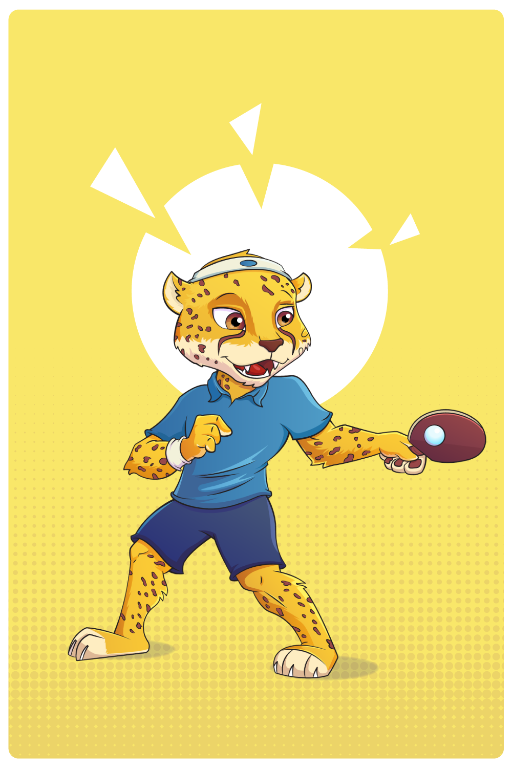 Tennis-Character-Tiger