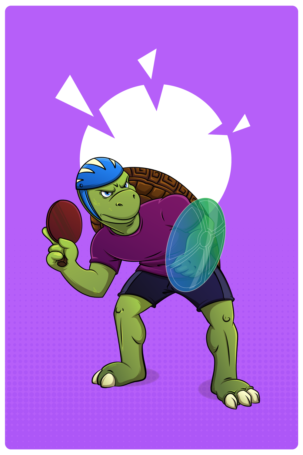 Tennis-Character-Turtle